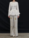 Mutedance 25 Spring/Summer Silk Linen Loose Trousers Series MD-MD25SS77-LINEN